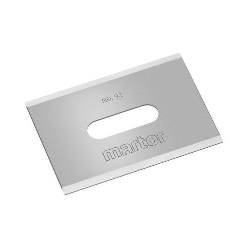 Ersatzklinge Martor Nr. 92, 4-fach nutzbar, Stärke 0,4 mm, L 26 x B 18,5 mm, Stahl, 10 Stück