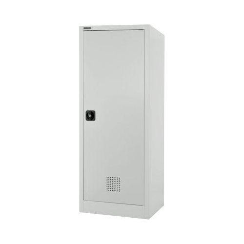 Schäfer Shop Select Umweltschrank, B 600 x T 500 x H 1585 mm, 3 WHG-Wannen à 7 Liter, lichtgrau