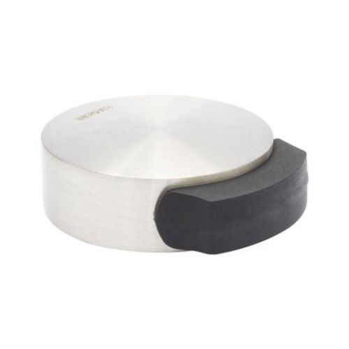 Wagner Türstopper SOG EH 5111, Zinkdruckguss, Bodenmontage schrauben/kleben, Ø 50 x H 17 mm, schwarz/silber
