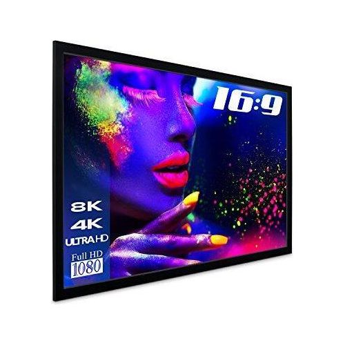 eSmart Professional MIRALE Tageslicht-Rahmen Leinwand grau 457 cm 180 Zoll