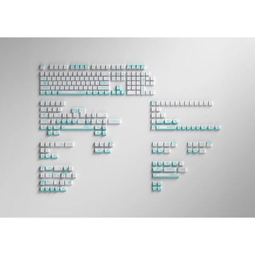 HYTE Tastenkappen Keycap-Set Firefly weiß-türkis