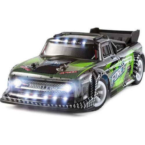 RC Auto - 284131 Short Course 1:28 4WD - 30 km/h - 2,4 GHz - 100 m Reichweite - LED-Licht - RTR - Grün