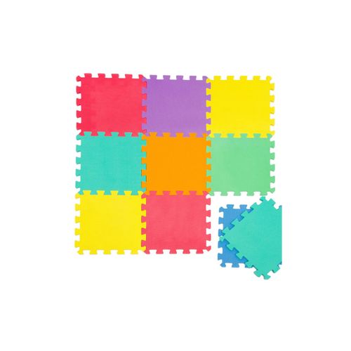 9 Teile Baby Kinder Puzzlematte ab Null - 30x30 Puzzle Spielmatte Krabbelmatte