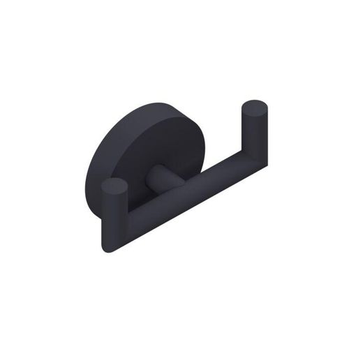 Giese Gifix Uno Doppelhaken 33048-14 mit 2 Haken, schwarz matt