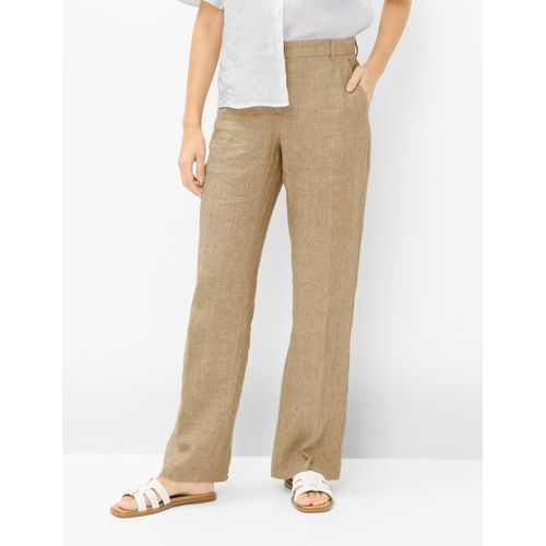 Brax Damen Palazzohose Style MAINE ALMOND, Beige, Gr. 46K