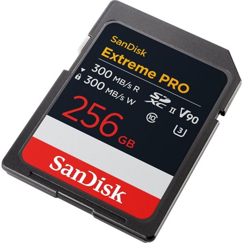 SANDISK Speicherkarte "SDXC Extreme PRO", schwarz, 256 GB, Speicherkarten