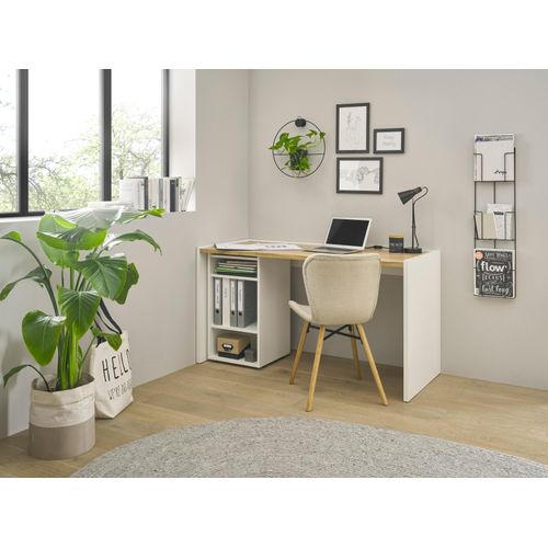 Büromöbel-Set HOME AFFAIRE "CiTY/GiRON", weiß, B:143cm H:77cm T:63cm, Arbeitsmöbel-Sets, Büromöbel-Set