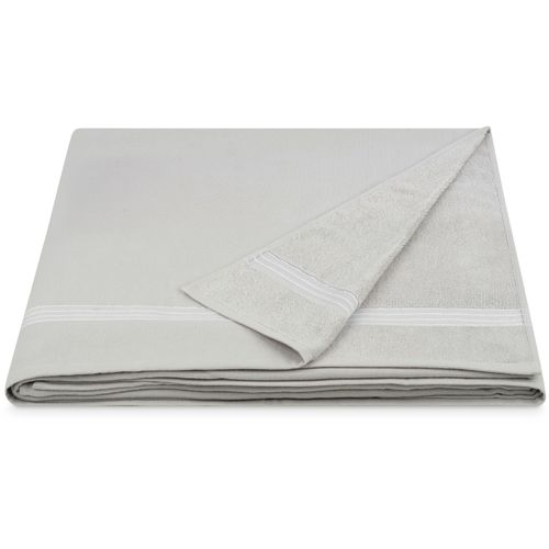 Hamamtuch ROSS "MAXI-Hamamtuch", grau (silber), B:150cm L:200cm, Frottier, Baumwolle, Handtücher, aus feinster Baumwolle
