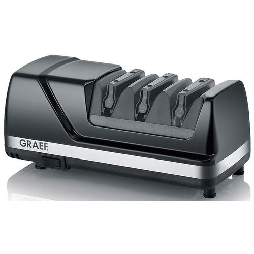 GRAEF Messerschärfer "Diamant CX 125", schwarz, B:11,2cm H:11cm T:25cm, Messerschärfer, 15 Schleifwinkel