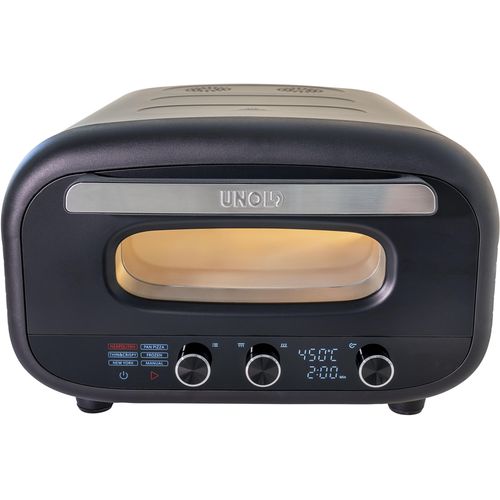 UNOLD Pizzaofen "Don Alfredo 68805", schwarz, B:43,3cm H:28,6cm T:47,2cm, Pizzaöfen