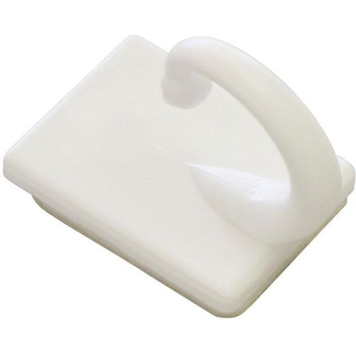 Raffhaken GARDINIA "selbstklebend" Gr. 1, weiß, L:2,5cm, Raffhalter, zum Raffen und Drapieren