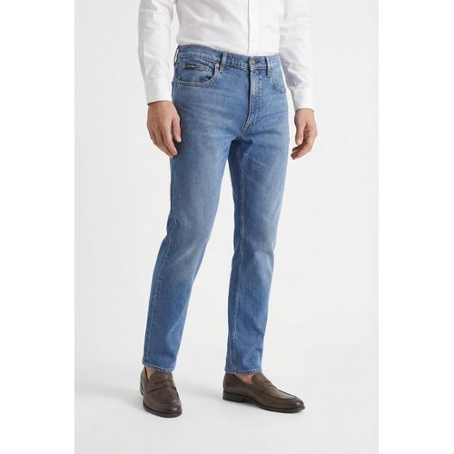 Slim-fit-Jeans CALVIN KLEIN, Damen, Gr. 38, Länge 30, diggory, Denim/Jeans, Obermaterial: 98% Baumwolle, 2% Elasthan, unifarben, slim fit normal, Jeans Slim-fit-Jeans, Slim fit mit Eingrifftaschen