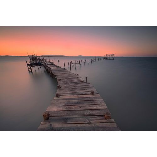 Fototapete PAPERMOON "Photo-Art CHRISTOS ZOUMIDES, PALAFITTE", bunt, B:4m L:2,6m, Vlies, Tapeten
