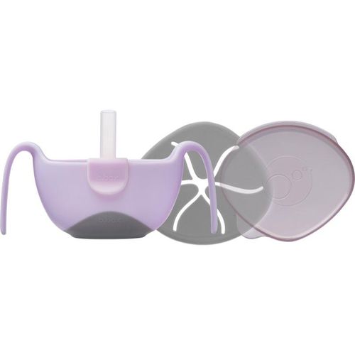 b.box 3 in 1 Bowl & Straw kom met rietje Strawberry 250 ml