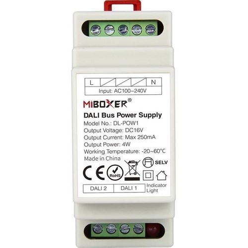 Miboxer - LED DALI-bus strømforsyning (DIN-skinne) - DALI