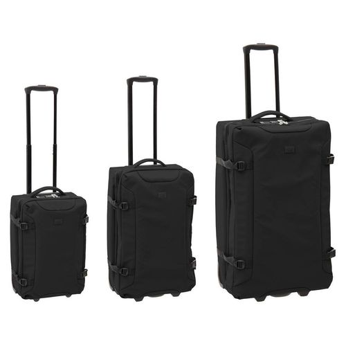 3er-set schwarze weichschalenkoffer - 5 five simply smart