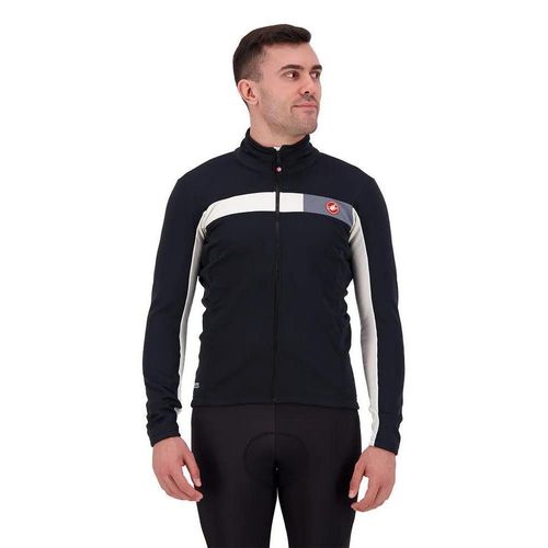 Castelli Mortirolo 6s Gore-tex Infinium™ Windstopper® Jacke Schwarz XL Mann Schwarz XL