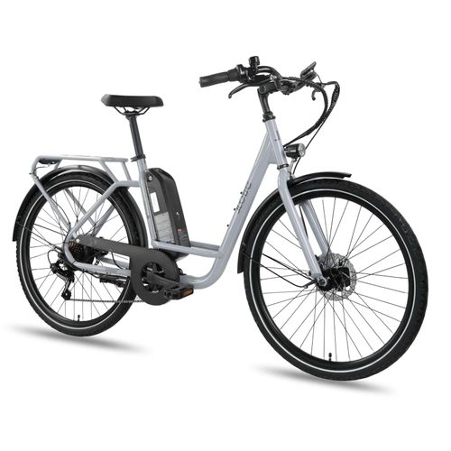 LLOBE City E-Bike 26" TOWN COMPACT grau, 36V/ 10,4Ah