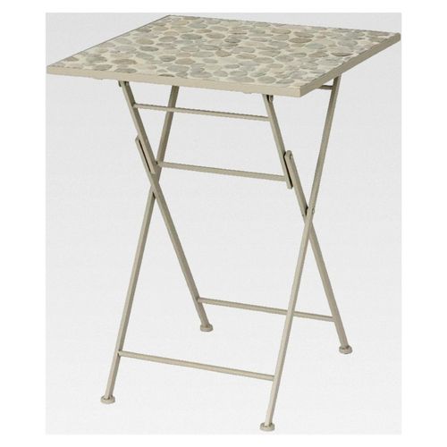 Bistroklapptisch 'Cali', grau, ca. 58 x 58 x H 76 cm