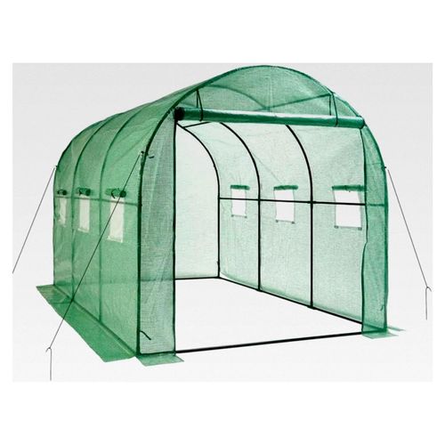 Gewächshaus Treibhaus Glashaus Frühbeet (200 x 300 x 200 cm) Grün