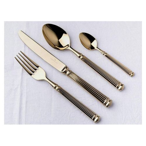 Besteckset - Dinnerbesteck Gold - 4-teilig - Edelstahl