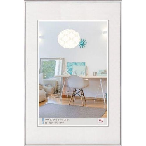 Walther Kunststoffrahmen KV330S New Lifestyle 30x30cm silber
