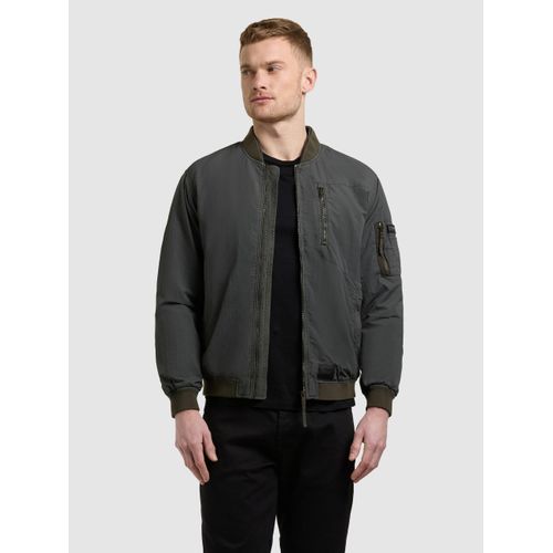 Blouson KHUJO "IBE", Herren, Gr. S, hazy teal grün, Web, 100% Nylon, regular fit hüftlang, eingesetzt angesetztes Bündchen, Jacken Blouson