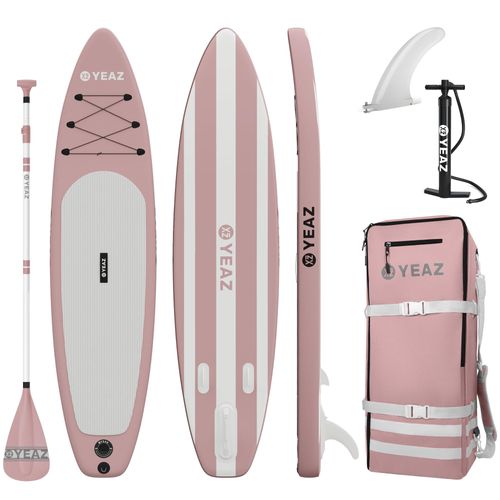 Inflatable SUP-Board YEAZ "SUP Board und Kit LIDO - EXOTRACE - SET", pink, Wassersportboards