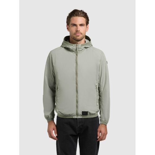 Blouson KHUJO "DERF", Herren, Gr. S, cloud grün, Web, 100% Nylon, regular fit hüftlang, eingesetzt angesetztes Bündchen, Jacken Blouson