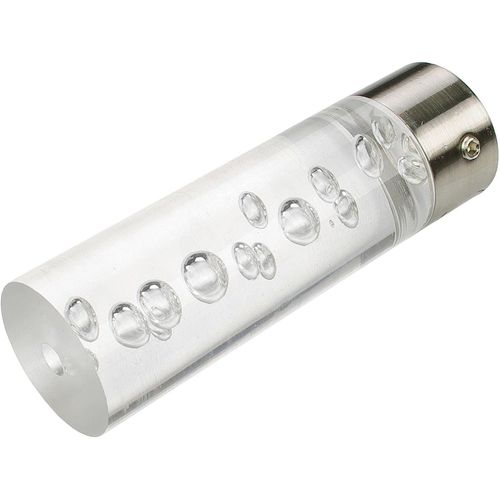 Gardinenstangen-Endstück LIEDECO "Endstück, Endknopf edelstahl-optik "France" Calais - 2 Stück" Gr. 1, silber (edelstahlfarben), B:2,5cm H:2,5cm L:8cm, Gardinenstangenendstücke, Gardinenstangen-Endstück, Endstück, Endknopf Zylinder, 2 Stück