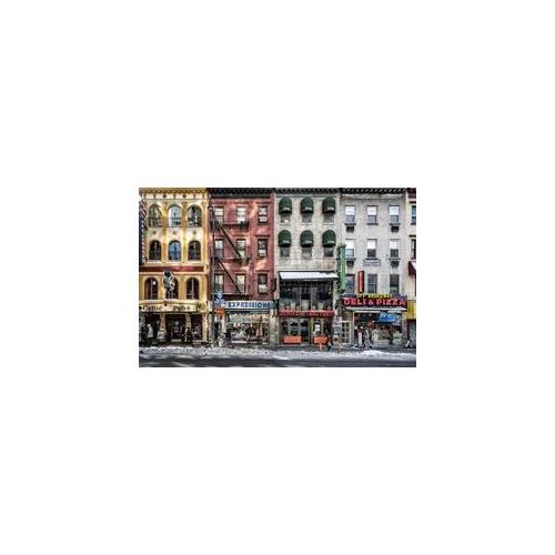 Fototapete PAPERMOON "Photo-Art PETER PFEIFFER, EIN KALTER TAG IN NY", bunt, B:3,5m L:2,6m, Vlies, Tapeten