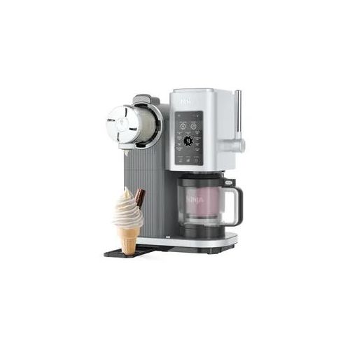 NINJA Eismaschine "Ninja CREAMi Scoop & Swirl 13-in-1 Softeis- und Eismaschine NC701EU", platin silber, B:25,5cm H:44,5cm T:48,48cm, Eismaschinen, Softeis & Eismaschine NC701EU, Topseller
