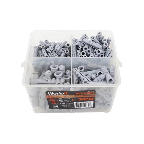 Work>it Wall plugs - 320 pcs