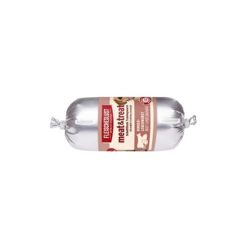 Fleischeslust Trainingswurst meat & treat Rinderleberwurst 15x200g