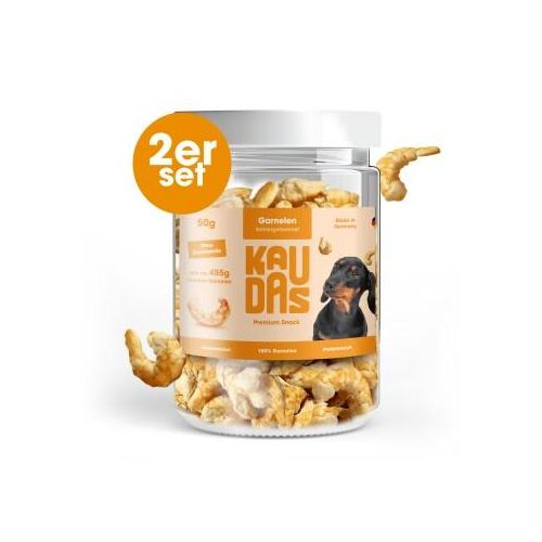 KAUDAS GarnelePur Natursnack 2x50 g