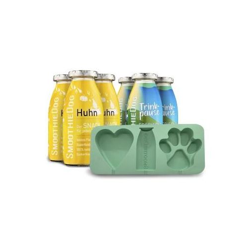 SmoothieDog Huhn 3x 250 ml + Ente 3x 250 ml + Eisform