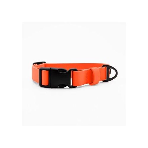 THE DOG IDEA Biothane Halsband Orange Klickverschluss M