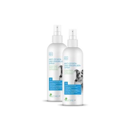 Valetumed Anti-Zecken-Grasmilbenspray, 2x 200ml