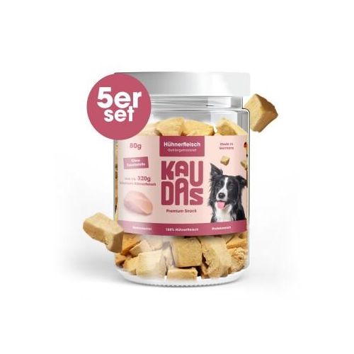 KAUDAS HuhnPur Natursnack 5x80 g