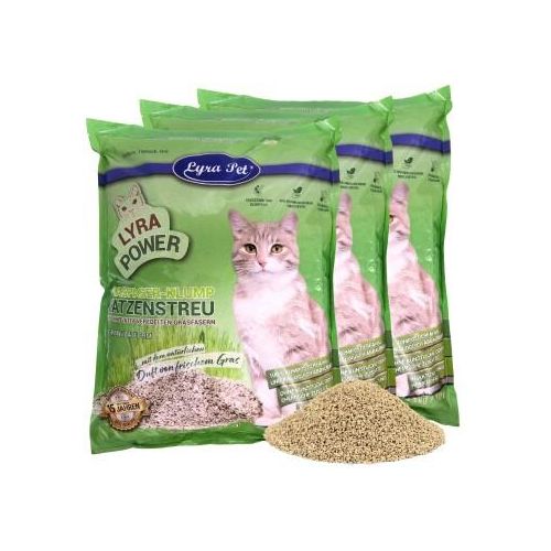 Lyra Pet Lyra Power Grasfaser Katzenstreu klumpend 30l