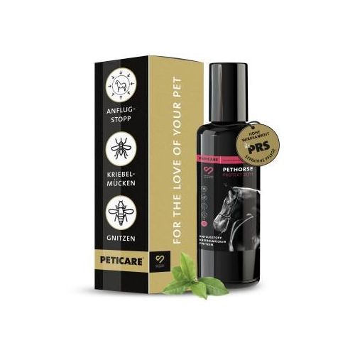 Peticare Anti-Kriebelmücken Gnitzen Roll-On für Pferde, Sommerekzem vorbeugen
