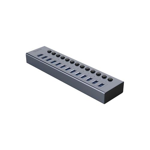 ORICO BT2U3-13AB Hub 13x USB-A 3.0 with switches - gray USB-Hubs - USB 3.0 - 13 - Grau