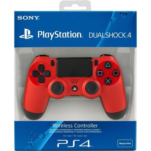 Sony DualShock 4 Wireless Controller PlayStation 4 PS4 rot (magma red) Retail