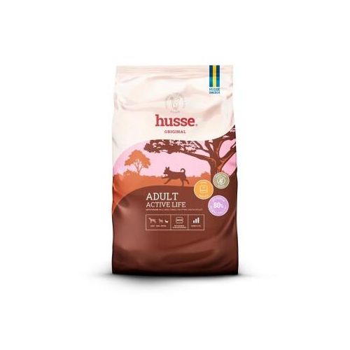 husse Adult Active Life, kleine Hunderassen, 4 kg (vorher OPTIMAL MINI) | Speziell entwickelt für den täglichen Energiebedarf und die Vitalität kleiner Hunde