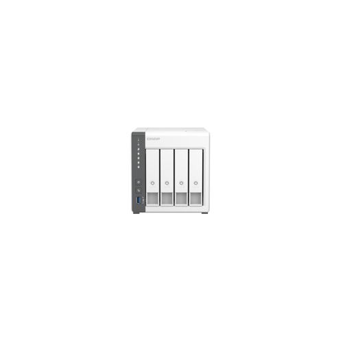QNAP NAS-Server "TS-433", weiß (ohne farbbezeichnung), B:30,6cm H:25,2cm T:31,7cm, NAS-Server, NAS-Server