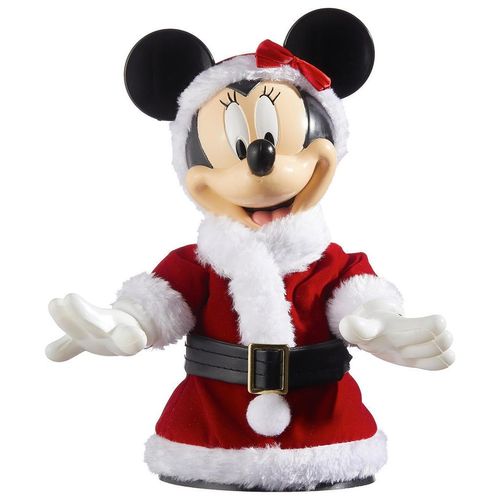 Disney Christbaumspitze Minnie Mouse, Rot, Kunststoff, Textil, 26 cm, Dekoration, Weihnachtsdekoration, Weihnachtsbaumschmuck, Christbaumspitzen