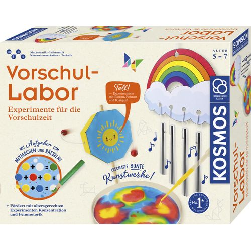 Experimentierkasten KOSMOS "Vorschullabor", bunt (weiß, neutral), Experimentierkästen, Kinder, Experimentierkasten, Made in Germany