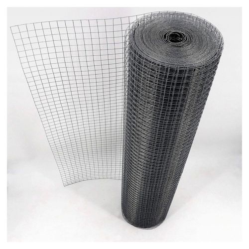 Volierendraht 40m x 1m, Drahtgitter Hasendraht mit einer Maschenweite von 19mm, verzinkter Maschendraht-Zaun, robustes Schweißgitter