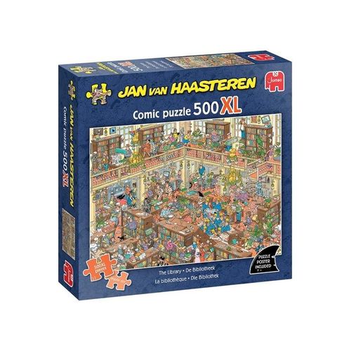 Jumbo Jan van Haasteren Jigsaw Puzzle - The Library - 500 XL pcs. Boden