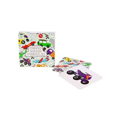 Duckiez Mini Memo Game Vehicles 28 Cards